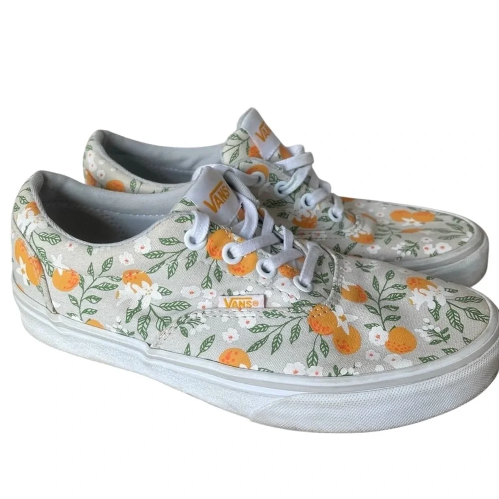 Vans Doheny In Citrus Canvas Orange Blossum Sneakers Shoes - Picture 1 of 6